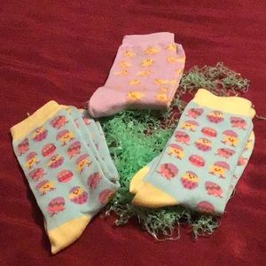 3 pairs of Easter socks